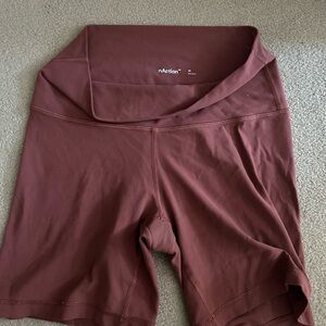 TNA Brown Bike Shorts Athletic Style